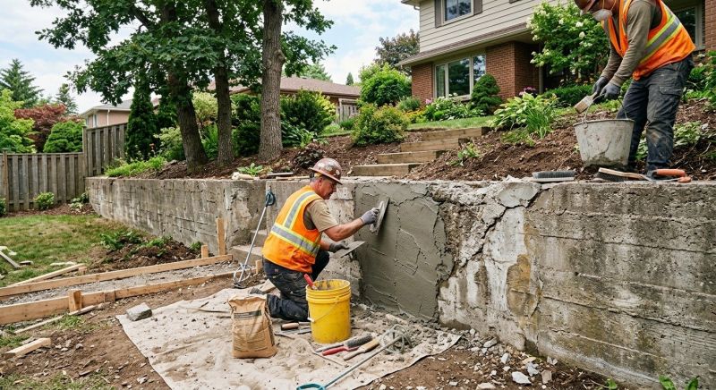 Retaining Wall Repair in Pickens County, GA