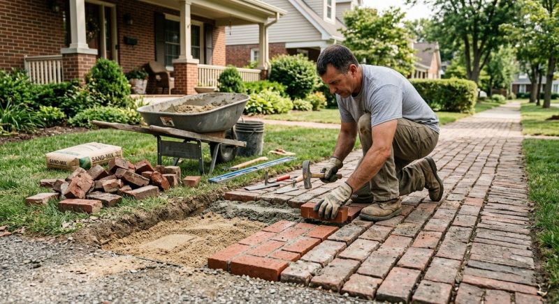 Brick Flatwork Repair in Canton, GA