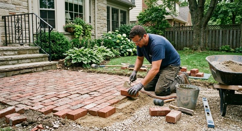 Brick Flatwork Repair in Cherokee County, GA