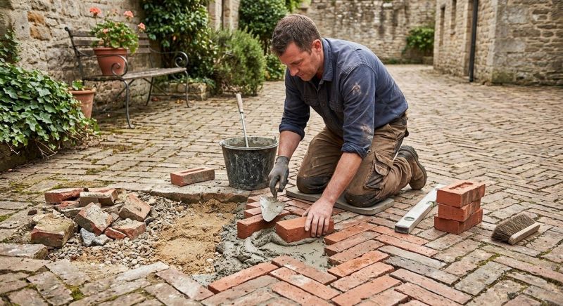 Brick Flatwork Repair in Duluth, GA
