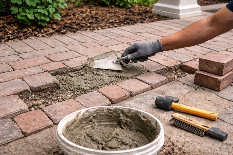 Brick Flatwork Repair in Woodstock, GA