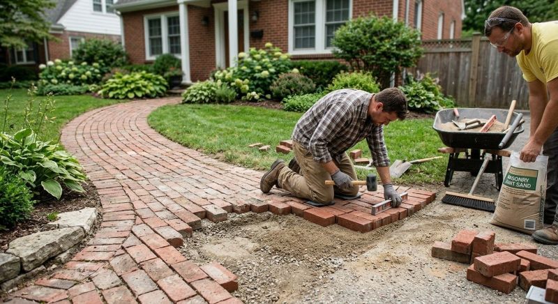 Brick Flatwork Repair in Pickens County, GA