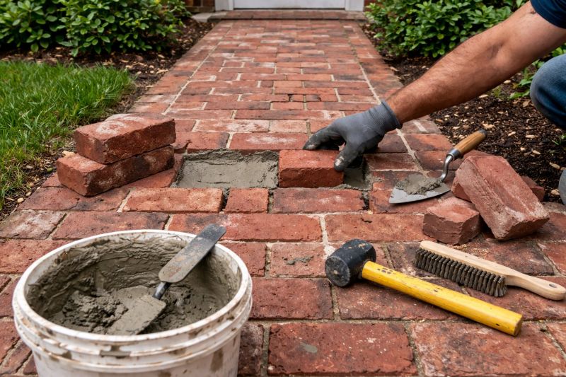 Brick Hardscape Repair in Woodstock, GA