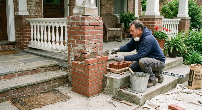 Brick Stairs Repair in Norcross, GA