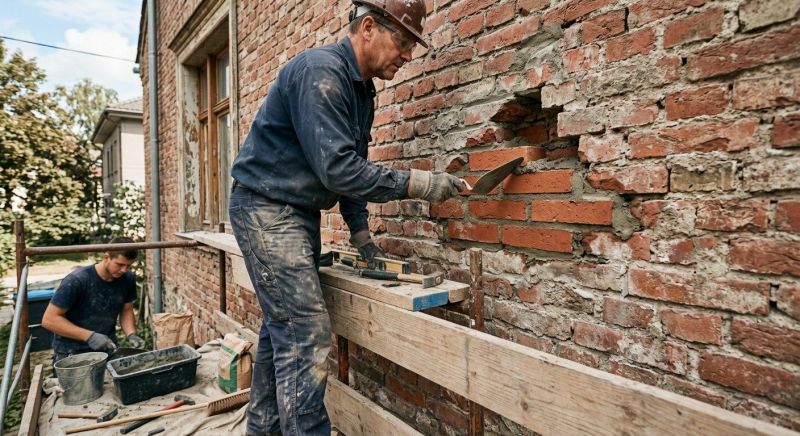 Brick Wall Repair in Pickens County, GA