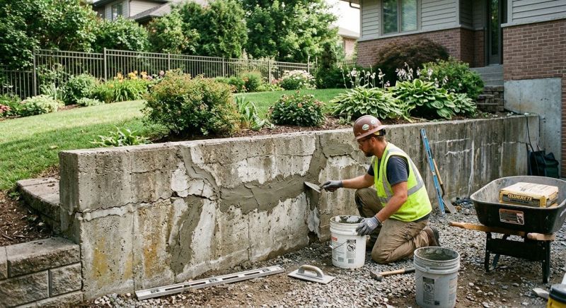 Retaining Wall Repair in Marietta, GA