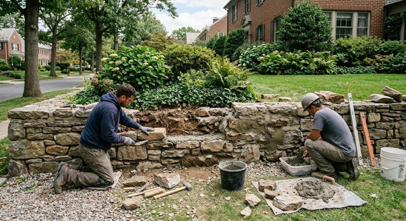 Retaining Wall Repair in Marietta, GA