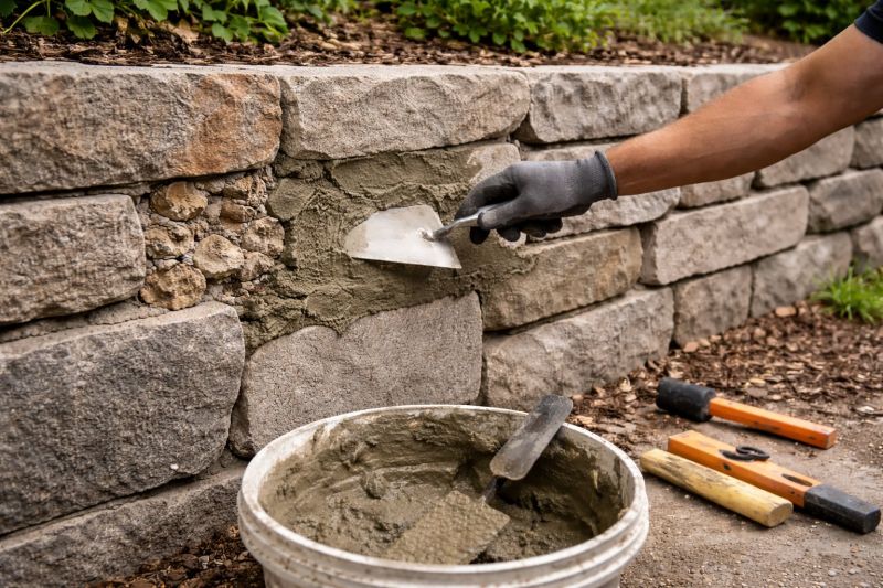Retaining Wall Repair in Pickens County, GA