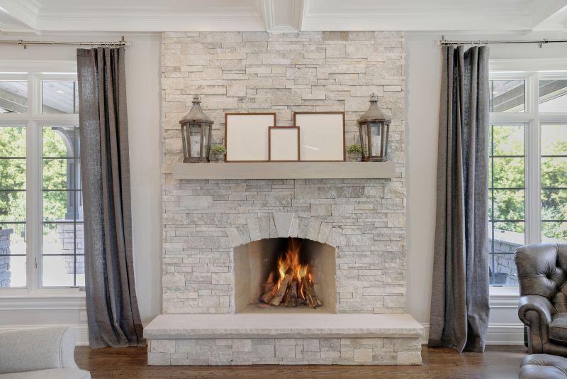 Stone Chimney Installation in Ball Ground, GA