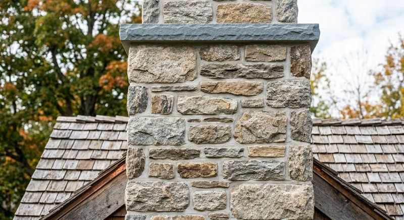 Stone Chimney Installation in Woodstock, GA