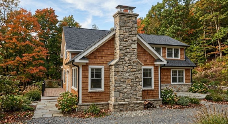 Stone Chimney Installation in Roswell, GA
