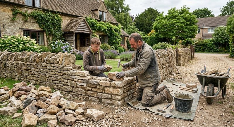 Stone Wall Repair in Marietta, GA