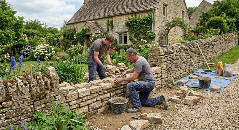 Stone Wall Repair in Norcross, GA